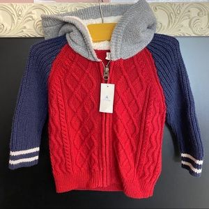 NWT Gap knit wool blend hoodie